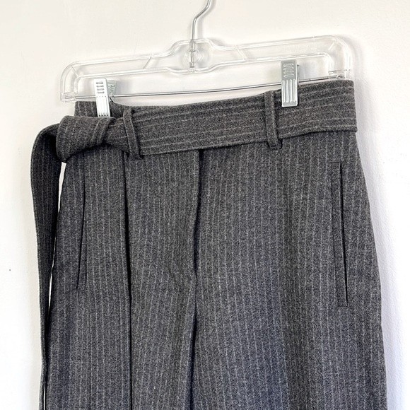 Aritzia Wilfred Wool Cashmere Tie Front Pant Size 2 Grey - Picture 4 of 11